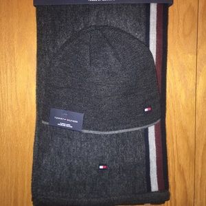 Tommy Hilfiger Hat and Scarf Set